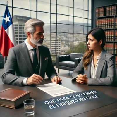 Qué pasa si no firmo el finiquito en Chile